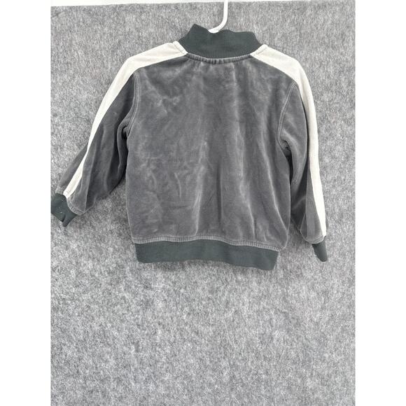 Puma Runner Jogger Gray White Jacket Infant 3T - Picture 3 of 4